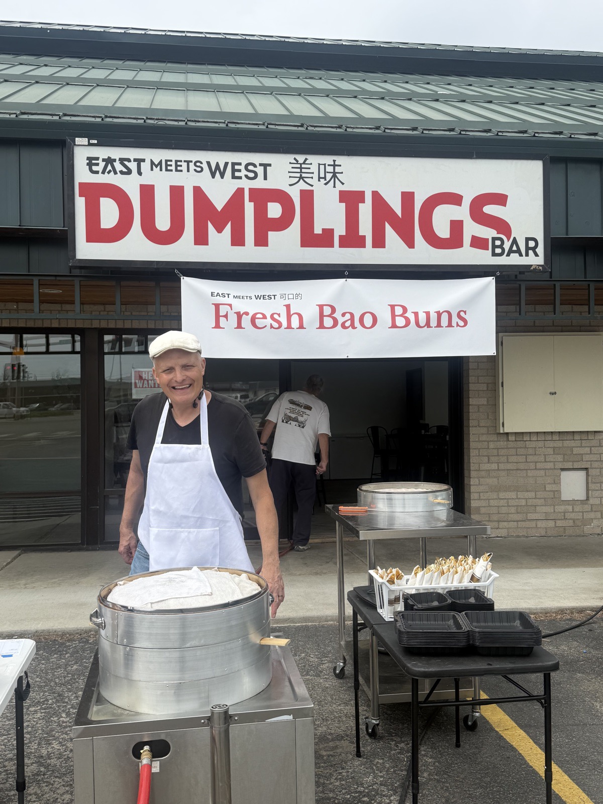 The chef at East Meets West
